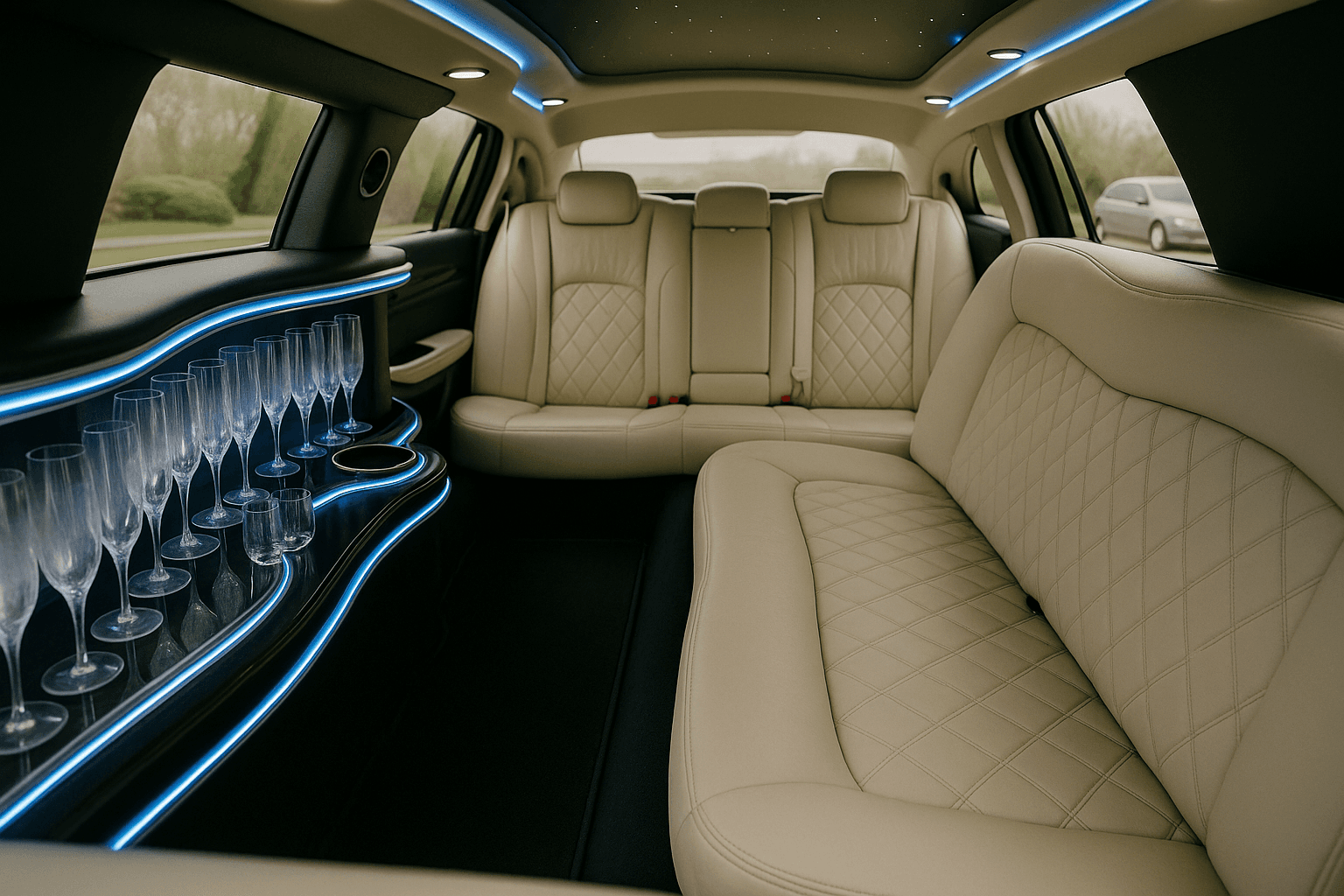 10 Passenger Lincoln Limo exterior example