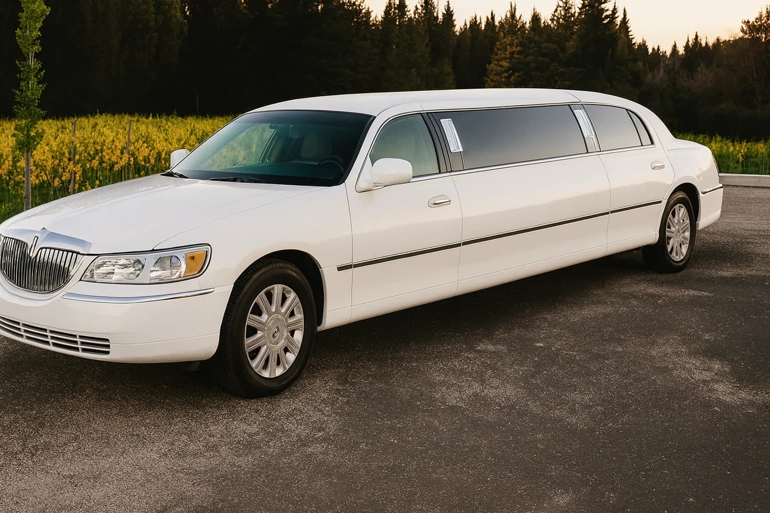 10 Passenger Lincoln Limo interior example