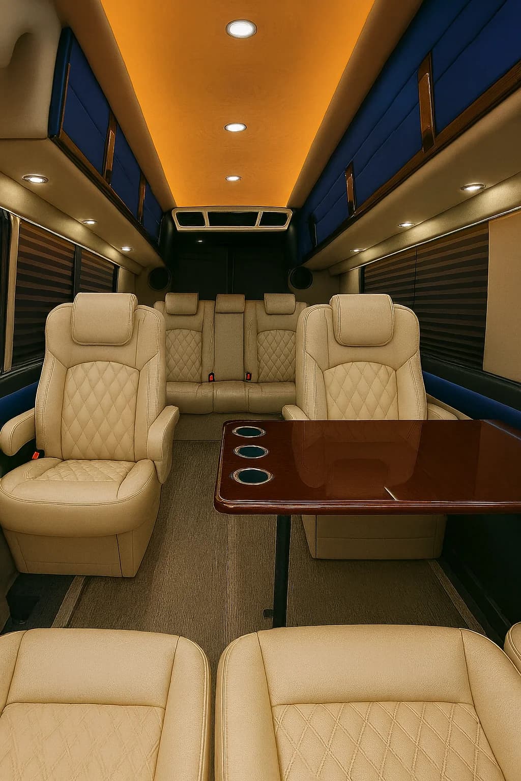 12 Passenger Executive Sprinter interior example