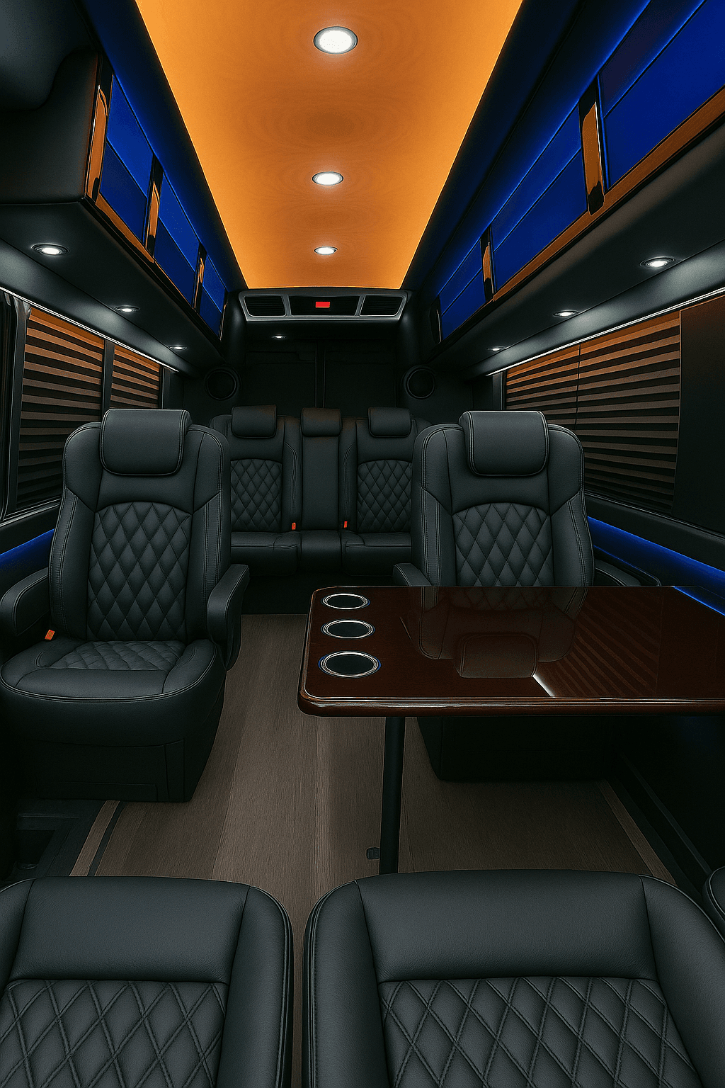 14 Passenger Executive Sprinter interior example