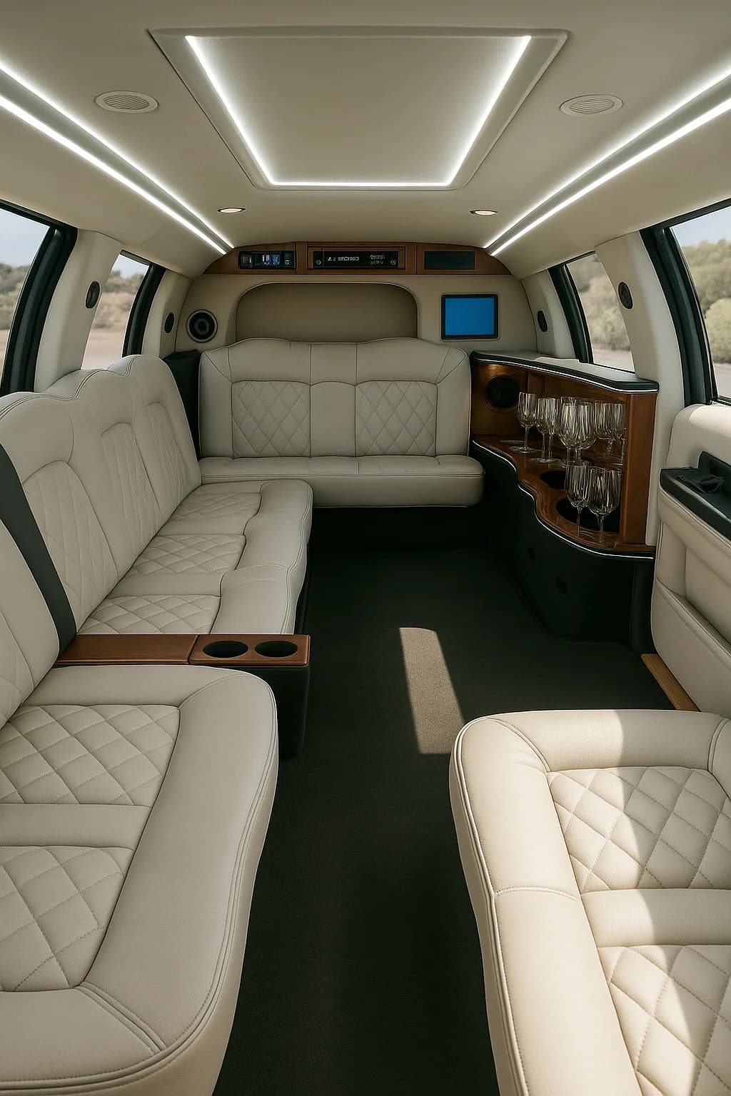 16 Passenger Limo interior example