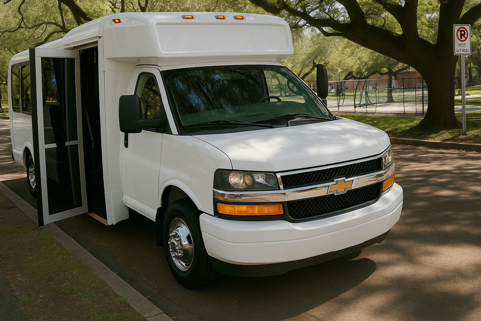 18 Passenger Party Bus exterior