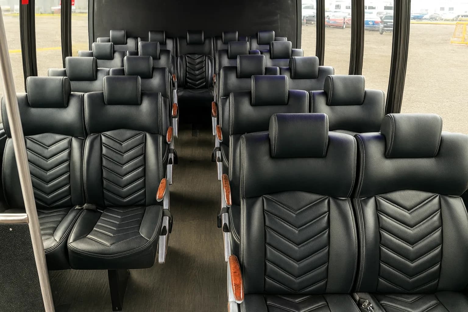 20 Passenger Coach Bus interior example
