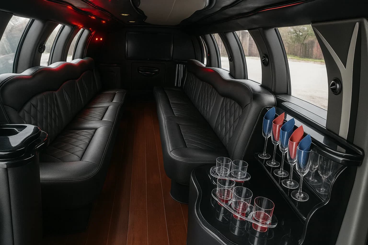 20 Passenger Limo interior example
