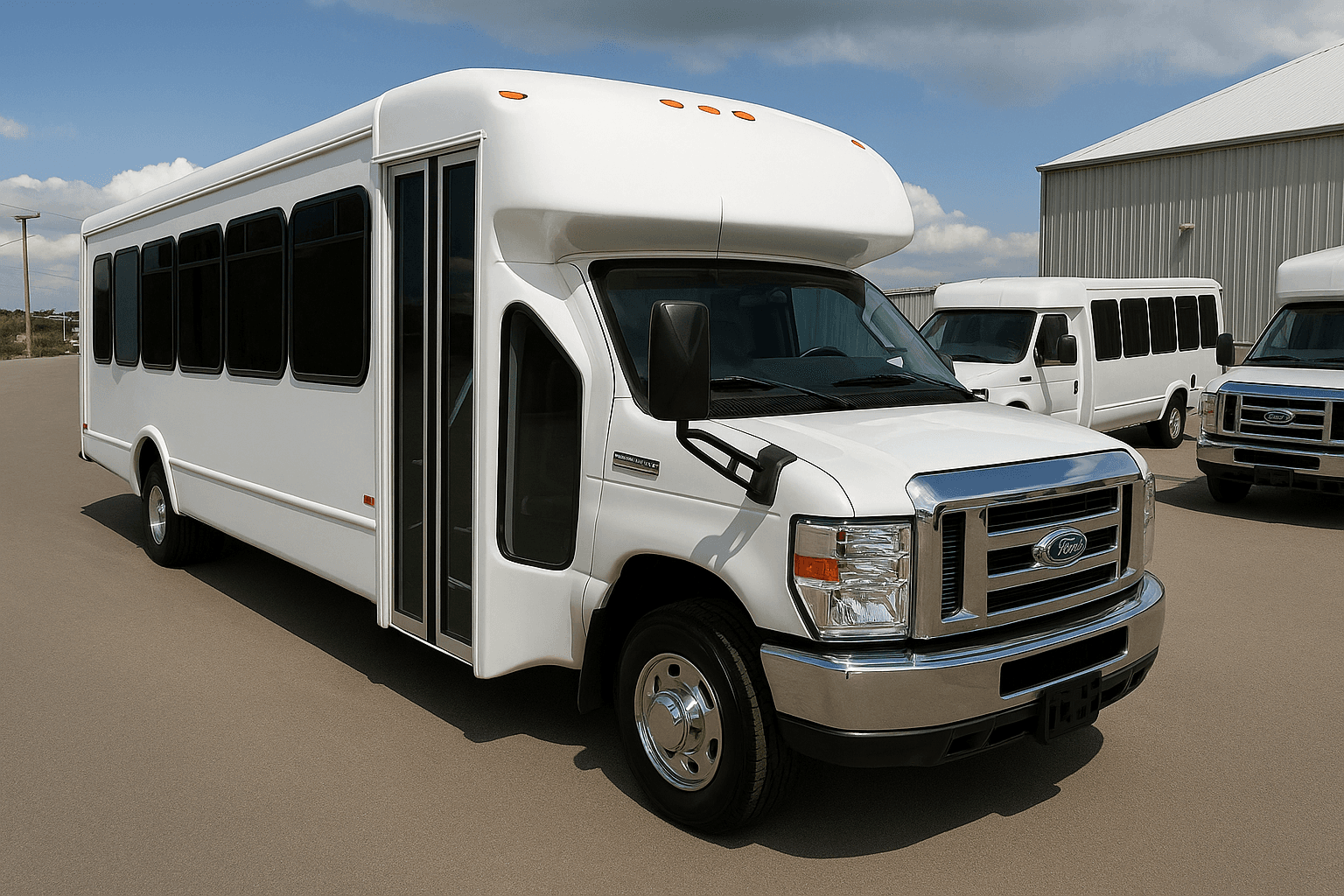 22 Passenger Coach Bus exterior example
