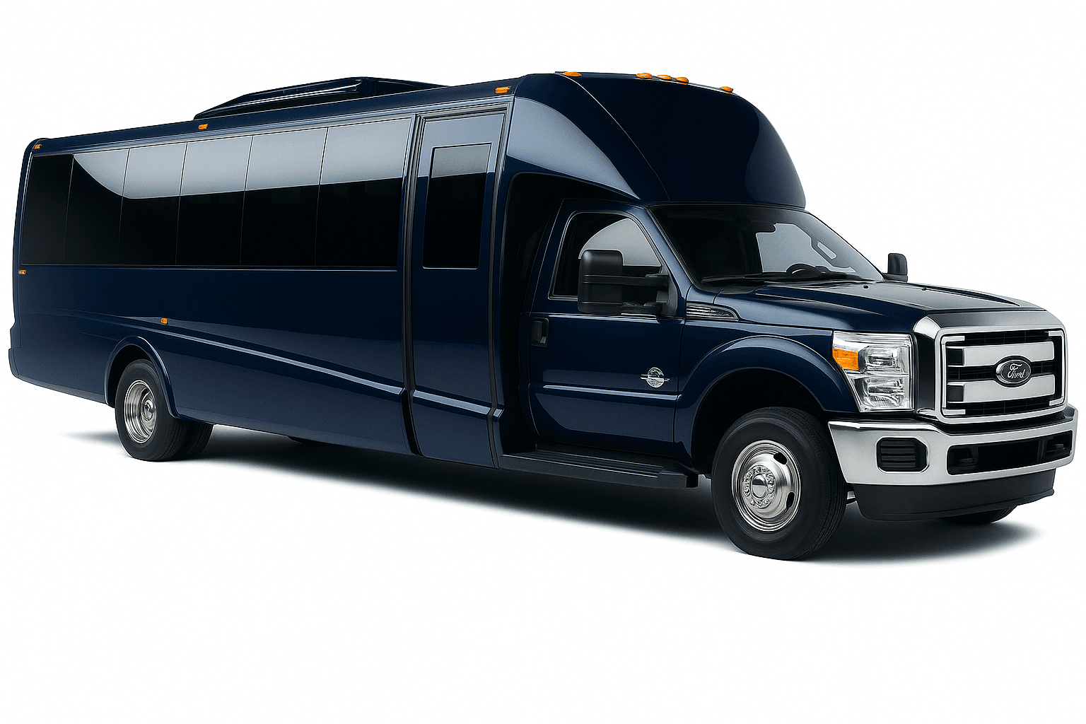 26 Passenger Party Bus exterior example