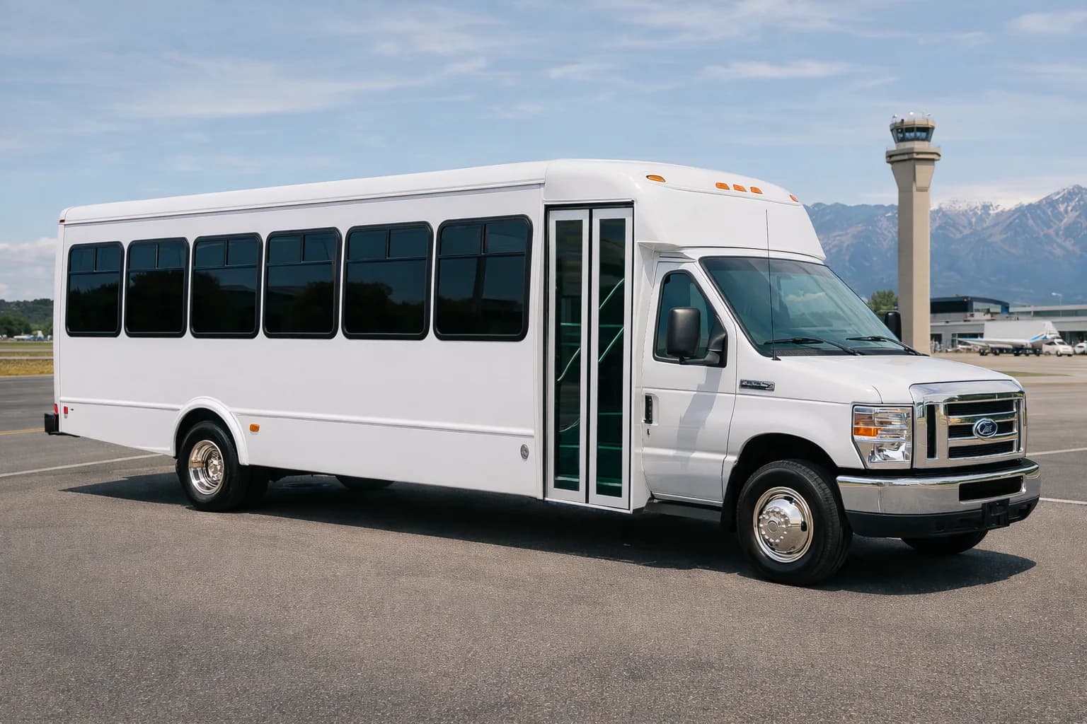 30 Passenger Coach Bus exterior