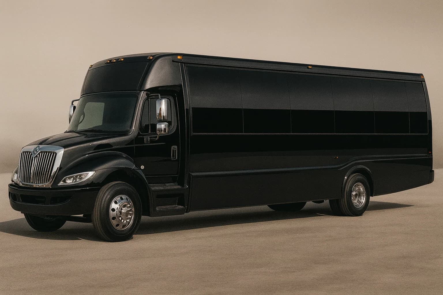 30 Passenger Party Bus exterior example