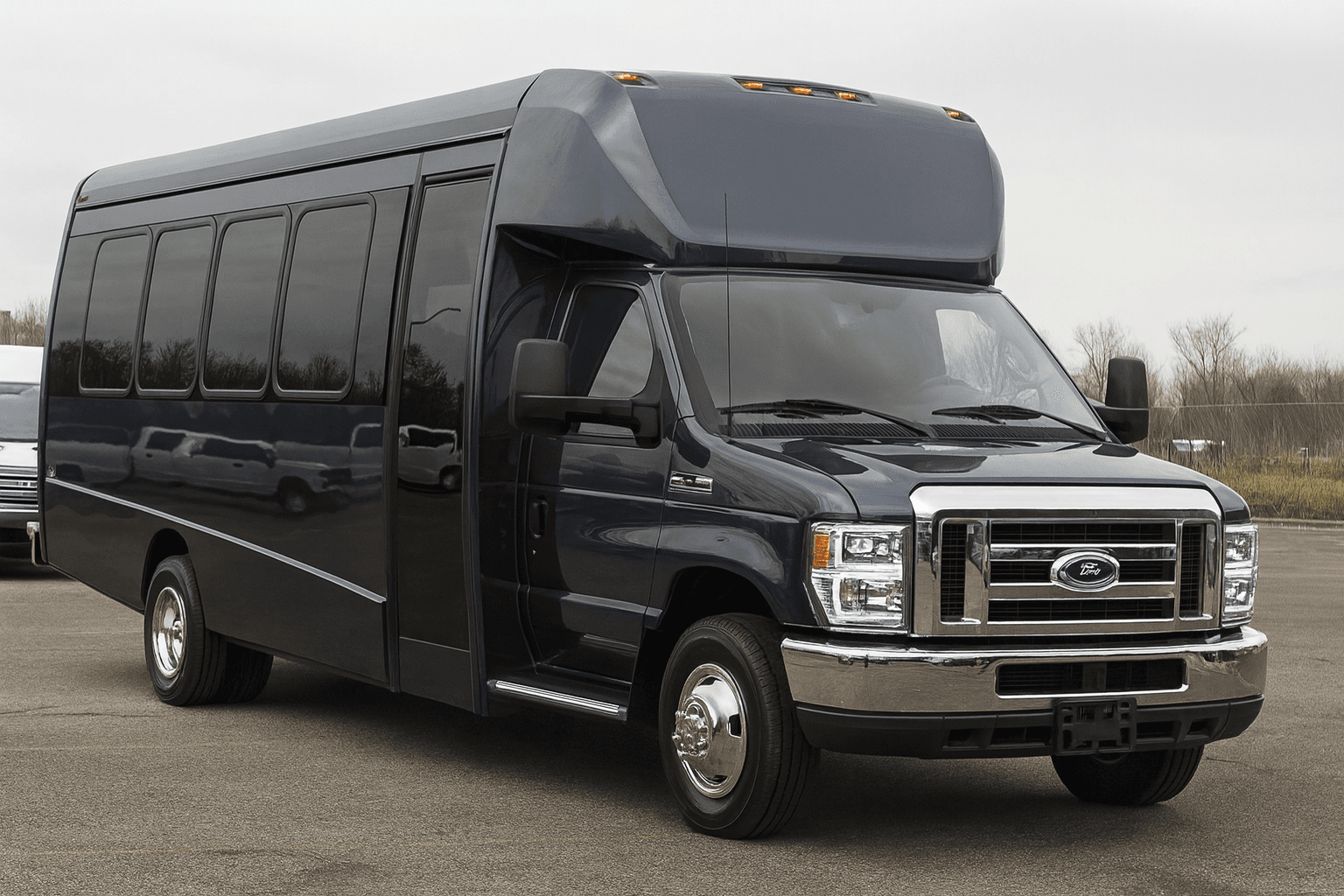 32 Passenger Coach Bus exterior example