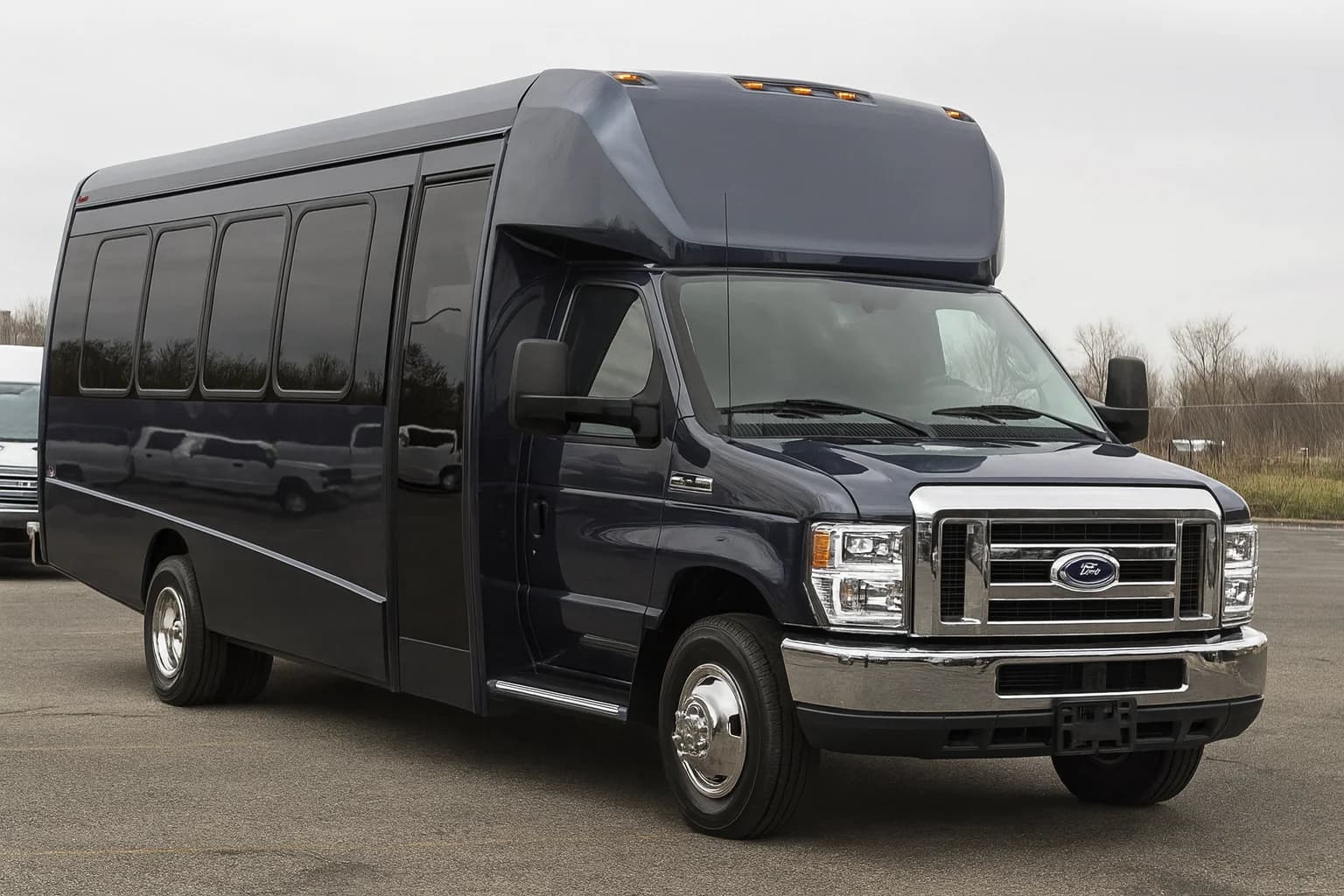 32 Passenger Coach Bus exterior example
