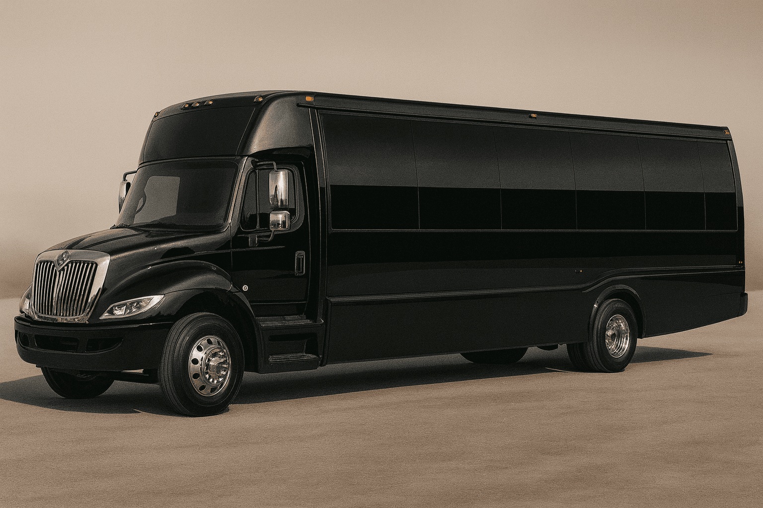 32 Passenger Party Bus exterior example