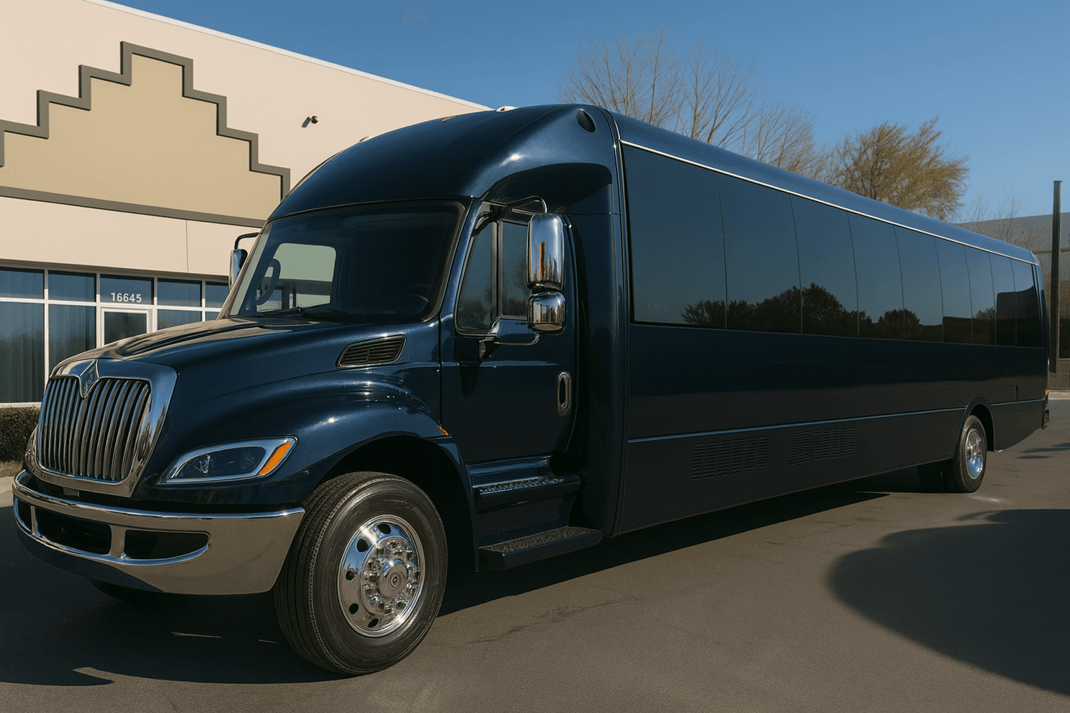 38 Passenger Party Bus exterior