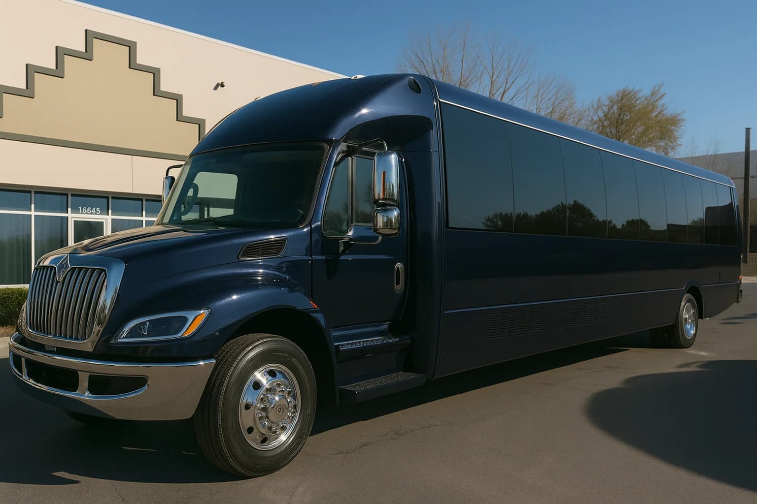 38 Passenger Party Bus exterior example