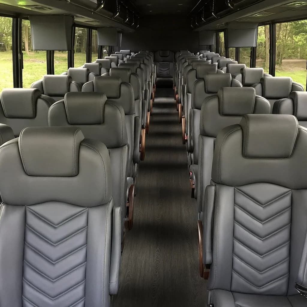 42 Passenger Coach Bus interior example