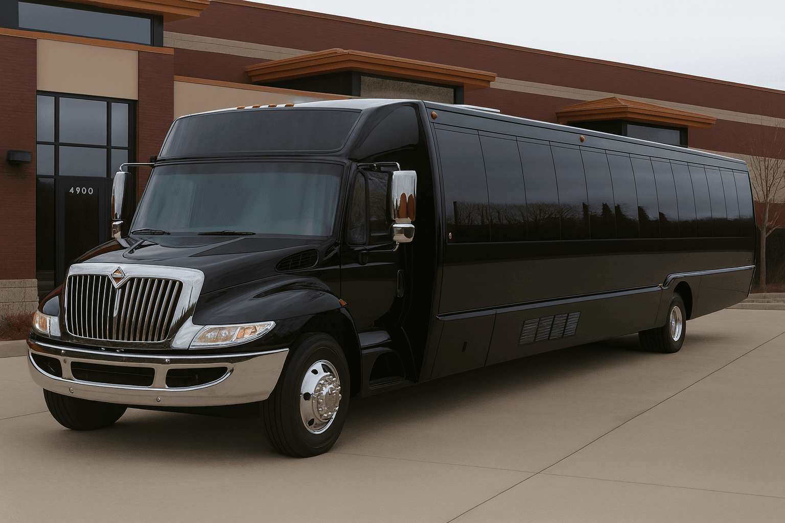 45 Passenger Party Bus exterior