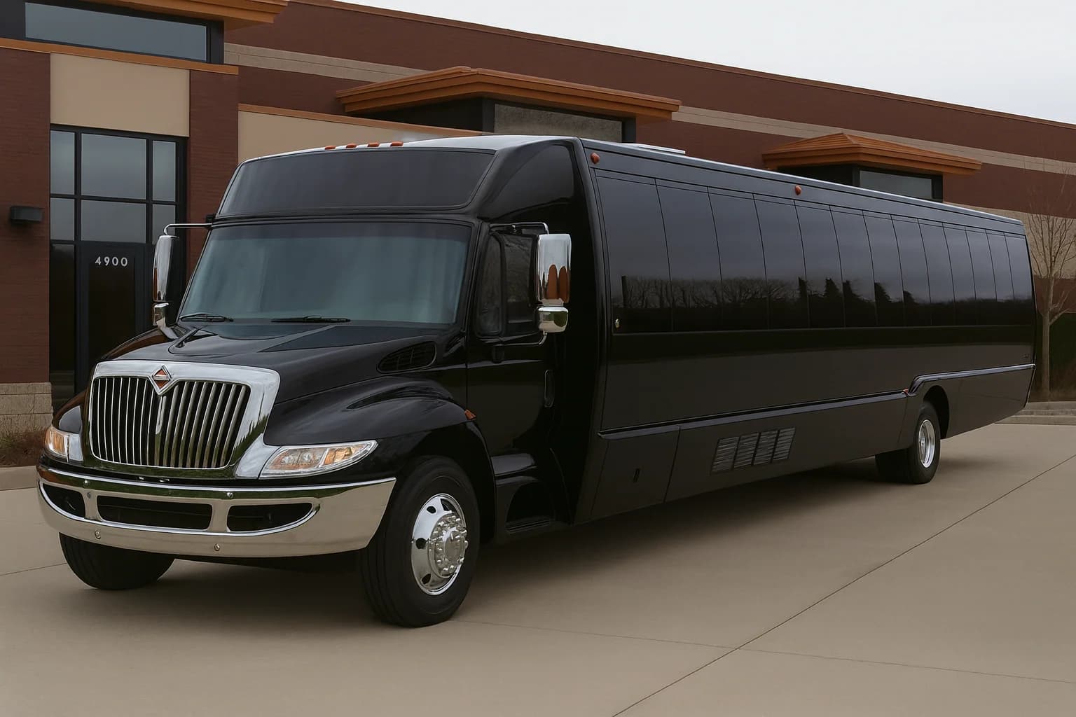 45 Passenger Party Bus exterior