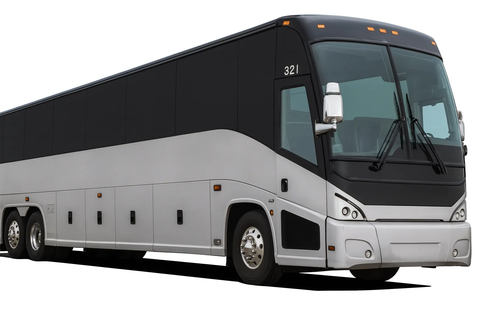 54 Passenger Coach Bus exterior