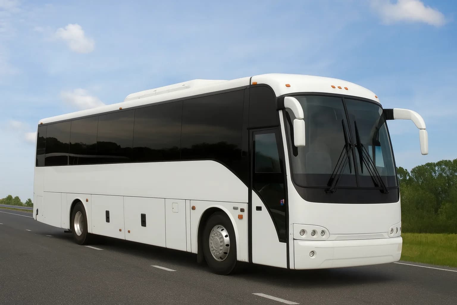 56 Passenger Coach Bus exterior