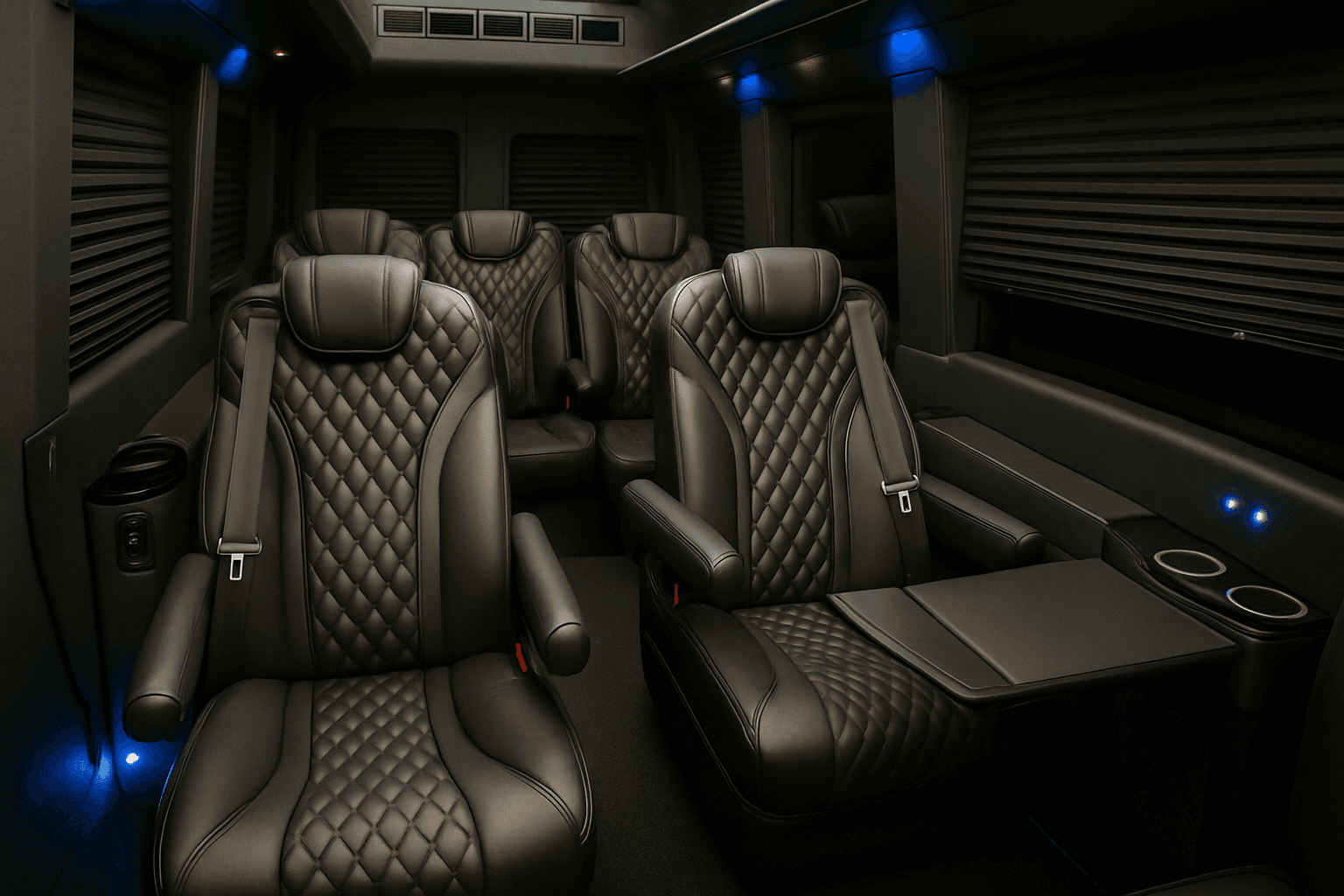 8 Passenger Executive Sprinter interior