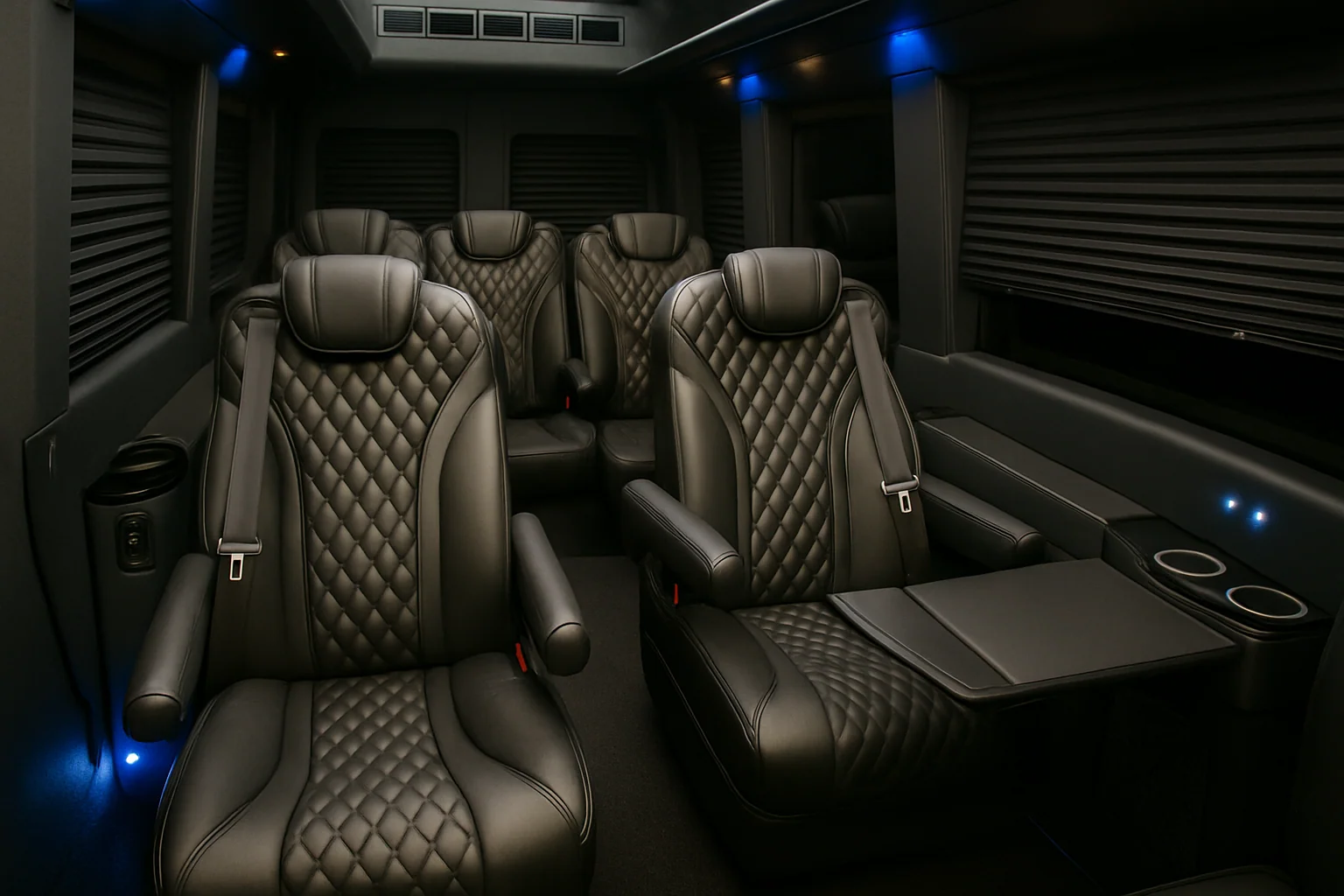 8 Passenger Executive Sprinter interior example