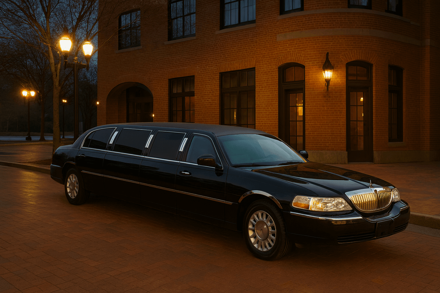 8 Passenger Limo exterior example