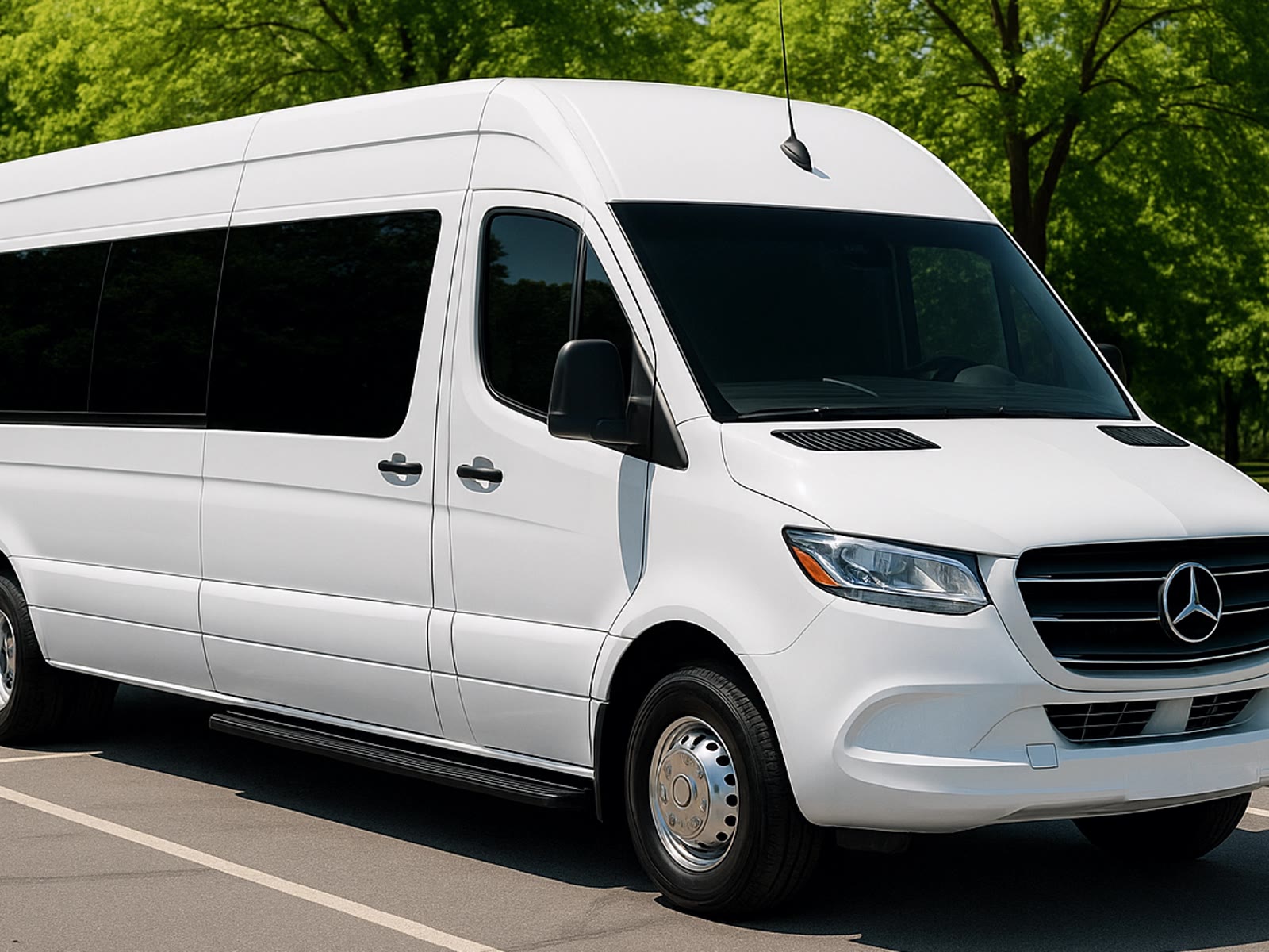 Sprinter exterior for airport and compact metro transfers