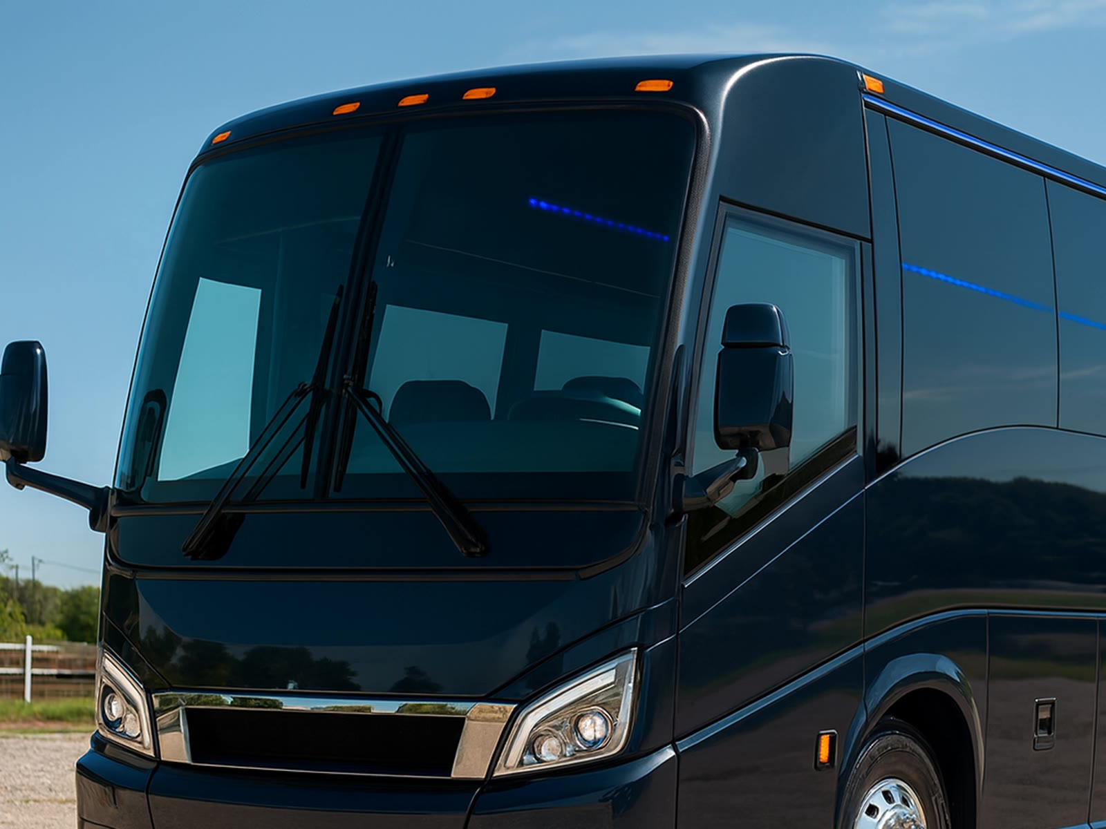 Coach exterior for charter service category