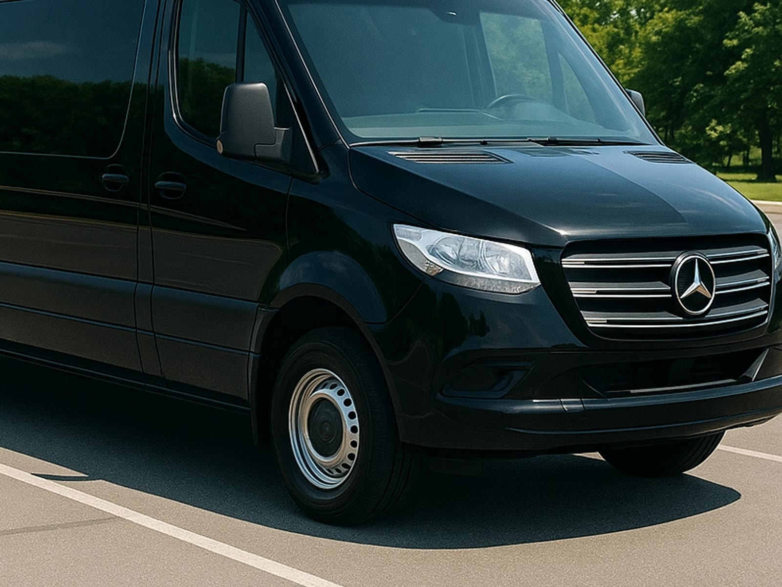 Sprinter exterior for compact transfer services