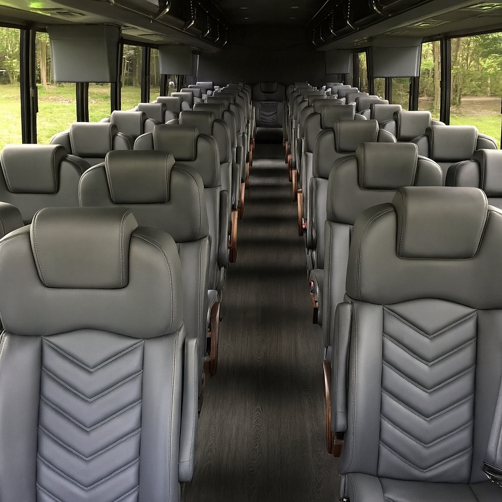 42 Passenger Coach Bus interior