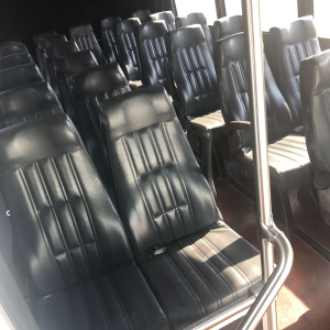 25 Passenger Shuttle Bus BLACK Dallas Fort Worth